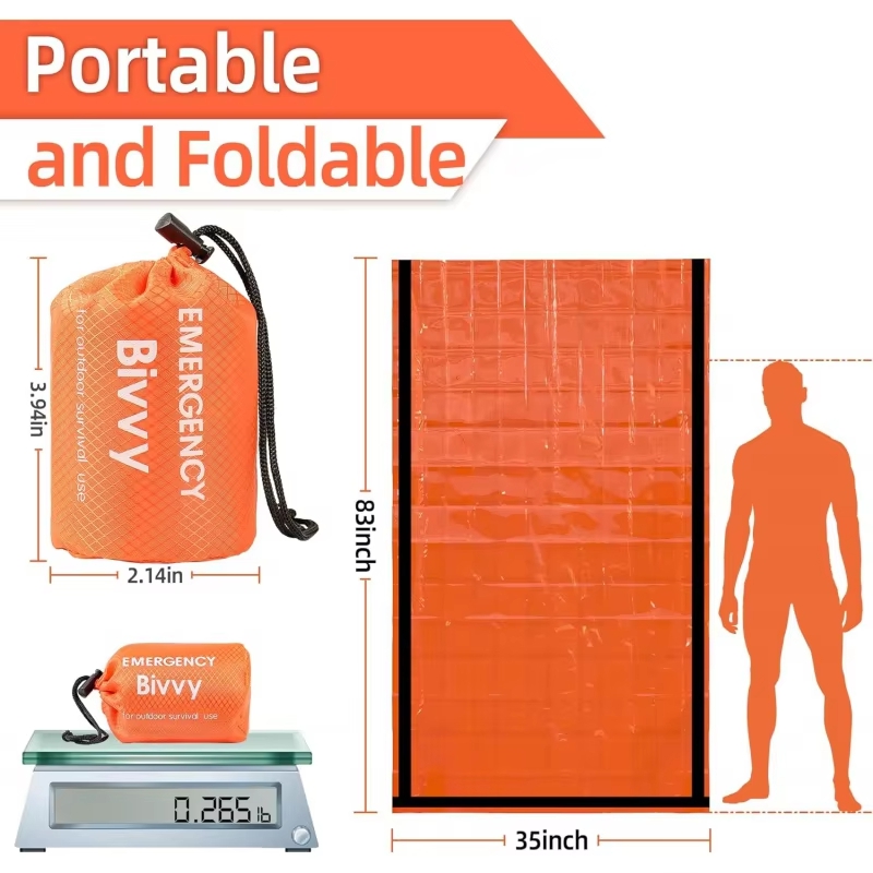 Emergency Sleeping Bag Surviva - Emergency Mylar Tent ulasan dan harga