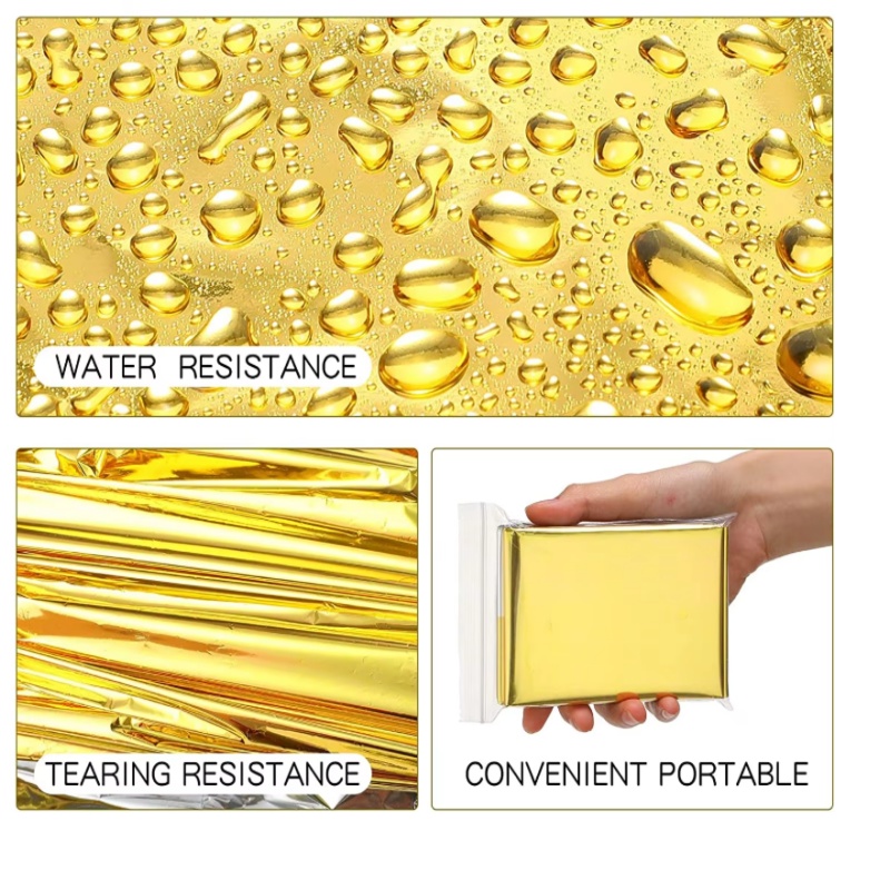 130x210cm Heavy‑Duty Mylar Foi - Emergency Mylar Tent ulasan dan harga