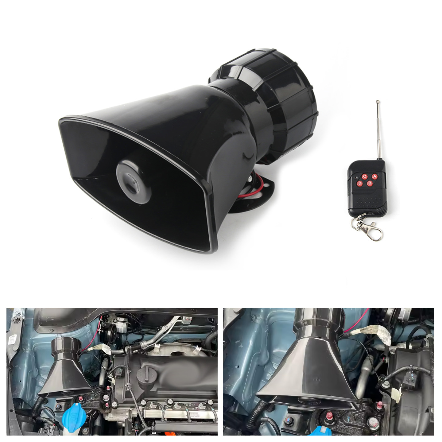 12V Speaker 130dB Wireless Ele - Emergency Whistle Loud ulasan dan harga