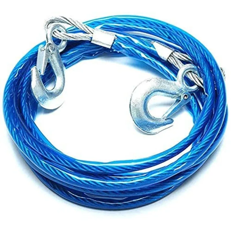 Car Towing Rope 3-7 Tons Steel - Rescue Rope Throw ulasan dan harga